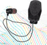 Jectse Retractable Headphones, Collar Clip Earpiece HiFi Stereo Business Headphones with Power Display, Single Headphone for Office Trucker Driver...