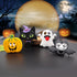 Teething Toys for Babies, PAPACHOO 2 Pack Halloween Soft Silicone Baby Soothing Teether Chew Toys (Orange & Kitten)...
