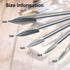 10 Pieces Wood Carving Drill bits Wood Carving Engraving Tools Rotary Carving bits DIY Woodworking Drill Accessories...