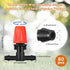 80 Pcs 1/4 Inch Drip Emitter Irrigation Drippers Misting Nozzles Adjustable Micro Spray Irrigation Emitters for Garden Agricultural Irrigation Pat...