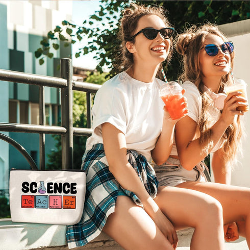 Teacher Gifts Teacher Appreciation Gifts Science Teacher Gifts Makeup Bag Birthday Gifts for Women Her Science Teacher Coworker Graduation Retirem...