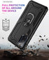 Samsung Galaxy S20 FE Case - Military Grade, Heavy Duty with Ring Holder Stand & Magnet Car Mount - Black...