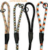 Carabiner Dog Leash 6ft, Durable Nylon Rope with Aviation Aluminum Carabiner Reflective at Night for Small Medium Large Dogs (Black, 6FT*11MM)...