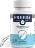 FREEDA Vitamin D3-2000 IU - Pure High Potency Kosher Supplement Tablets - Bone and Muscle Health, Calcium Absorption, Immune Support for Men and W...