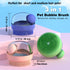 Dog Bath Scrubber Brush, 2 PCS Pet Dog Grooming Massage Shampoo Bath Brush with Soap and Shampoo Dispenser Soft Silicone Bristle for Long Short Ha...