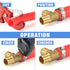 iCrimp Ratcheting PEX Cinch Tool for Fastening Stainless Clamps from 3/8-Inch to 1-Inch with Calibration Gauge Suits ASTM F2098 and Non F2098 Ear ...