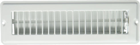 AP Products (13640 White 2-1/4" x 10" Floor Register...