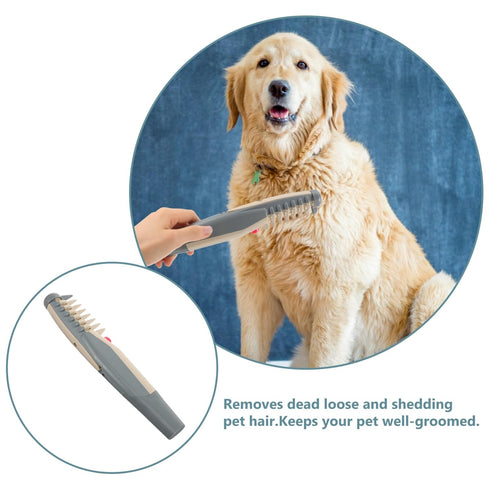 Electric Pet Grooming Comb -Remove Knots and Tangles...