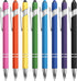 8 Pack Ballpoint Pen 2-in-1 Stylus Retractable Ballpoint Pen with Stylus tip, Metal Stylus Pen for Touch Screens, 1.0 mm Black Ink......