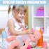 Shappy 10 Pcs Baby Doll Accessories Set Include Disappearing Milk and Juice Bottles, Pacifier, Bibs, Diapers, Baby Doll Feeding Set, Toy Baby Bott...