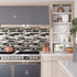 Livebor Peel and Stick Wallpaper Kitchen Backsplash Wallpaper 17.7inch x 118.1inch Tile Contact Paper Kitchen Wallpaper Peel and Stick Bathroom Wa...