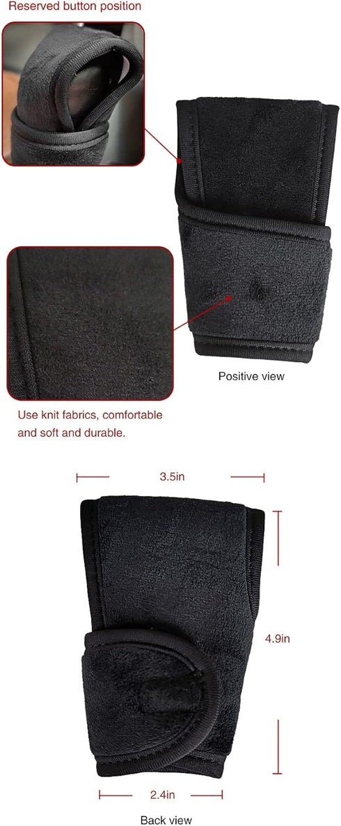 Tianmei Universal Fit Automotive Gear Shifter Knob Cover Car Shift Lever Interior Decor Accessories ((Pure Black)...