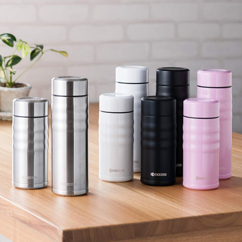 Kyocera 17oz. Ceramic Coated Interior, Double Wall Vacuum Insulated, Stainless Steel Travel Mug-Stainless Steel...
