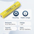 Rechargeable AAA NiCD Battery Triple A Batteries 1.2V 400mAh for Garden Lights Outdoor Solar Lights (12 Count (Pack of 1))...