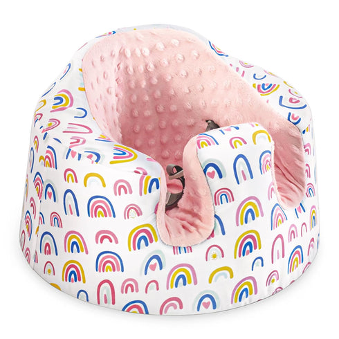 IPOZITO Rainbow Baby Bumbo Seat Cover - Comfortable Floor Seat Cover for Baby Girl and Boy...