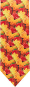 Jacob Alexander Men's Fall Leaves Happy Thanksgiving Regular Neck Tie - Yellow Orange...