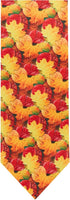 Jacob Alexander Men's Fall Leaves Happy Thanksgiving Regular Neck Tie - Yellow Orange...