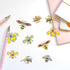 10 Pack Cute Bee Brooch Pin Set Enamel Crystal Animal Lapel Brooches Novelty Funny Pins Badges for Women Girls Boys Clothing Bags Backpacks Jacket...