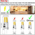 G4 LED Bulb 3W Equivalent to 20W 25W T3 JC Type Bi-Pin G4 Halogen Bulb,AC/DC 12V Warm White 3000K G4 Base Bulbs for Under Cabinet Light,Puck Light...