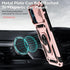 iPhone 12 Pro Max Case with Camera Cover & Kickstand, Slide Lens Protection + 360° Rotate Ring Stand, Impact-Resistant, Shockproof, Protective Bum...