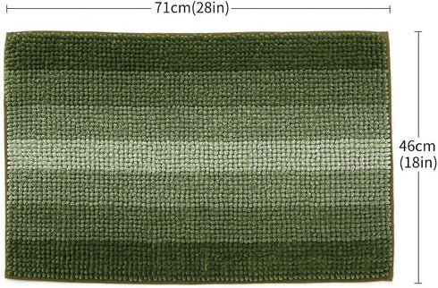 COSY HOMEER 28x18 Inch Bath Rugs Made of 100% Polyester Extra Soft and Non Slip Bathroom Mats Specialized in Machine Washable and Water Absorbent ...