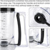 Fungyand Pancake Batter Dispenser - 4 Cups Complete Batter Dispenser Set with Muffin Rings, Spatula - Ideal Baking Tools for Pancakes, Cupcakes, W...