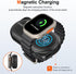 Facbiny Portable Wireless Watch Charger, 1200mAh Keychain Wireless Power Bank with Type A-C Cable, Travel for Apple Watch Series 9/8/7/6/5/4/3/2/S...