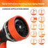 High Pressure Garden Hose Nozzle Sprayer Heavy Duty -10 Spray Pattern Water Hose Nozzle for Outdoor, THUMB CONTROL On Off Valve,Hose Head Attachme...