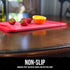 Raj Plastic Cutting Board Reversible Cutting board, Dishwasher Safe, Chopping Boards, Juice Groove, Large Handle, Non-Slip, BPA Free (Small (11.42...