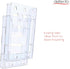 Deflecto Lit Loc Interlocking Magazine Holder, Clear, 11-1/4" x 9” x 1-1/4" (772001)...
