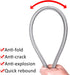 Faucet Line Connector Braided 304 Stainless Steel Supply Hose 1/2" I.P. Female Thread to 1/2" I.P. Female Straight Thread Faucet Hose Replacement ...