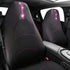 Outlet Faux Rhinestone Diamond Bling Car Seat Covers High Back, Mesh Fabric Cloth Bucket Two Front Seats only, Universal Fit for SUV Truck Coupe W...