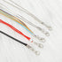 Syhood 450 Pieces Fold Over Cord End Caps Open Jump Ring Connectors and Bracelet Necklace Lobster Claw Clasps for Jewelry Making Accessories Kit(S...