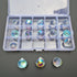 20mm Crystal Glass Ball 15pcs Chandelier Prisms Pendants Parts Beads Rainbow Maker Garden Suncatcher for Windows Candelabra Lamp Curtain Party Wed...
