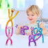 4 Pack Telescopic Suction Cup Giraffe Toy, Pop Tubes Baby Fidget Toys, Fine Motor Skills & Creative Learning, Autism Sensory Toys for Kids Toddler...