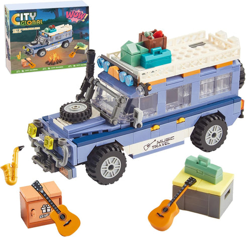 WINNER SPACE City Camper Van Building Set, City Camping Car Building Kits, STEM Building Blocks Toys for Kids, Great Gift Idea, Building Sets for ...