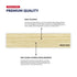 Oak Wood Veneer Edge Banding 2 inch x 25 ft Plywood Edging - Pre-glued Real Wood Veneer - Flexible Easy Application Iron-on Edge Banding for Furni...