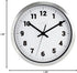 La Crosse Clock 404-2626 10-in. Nash Analog Quartz Wall Clock...