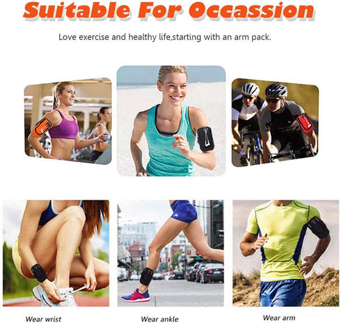 Phone Holder for Running Armband Cell Phone Holder for iPhone 11 12 13 14 15 16 Pro Max 16e XS X XR Plus Mini/Samsung Galaxy/Key,Waterproof Black ...