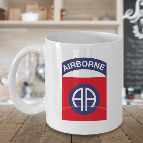 82nd Airborne Coffee Mug- Army Coffee Mug - Both Sides...