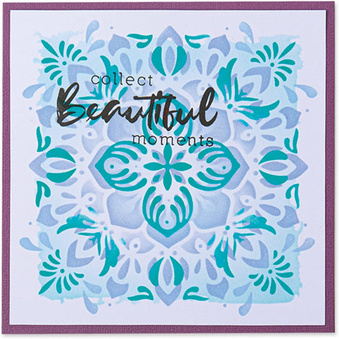 Sizzix Layered Reusable Crafts 4PK Mosaic Flowers by Jessica Scott | 664919 | Chapter 4 2022 STENCILS, One Size, Mulitcolour...