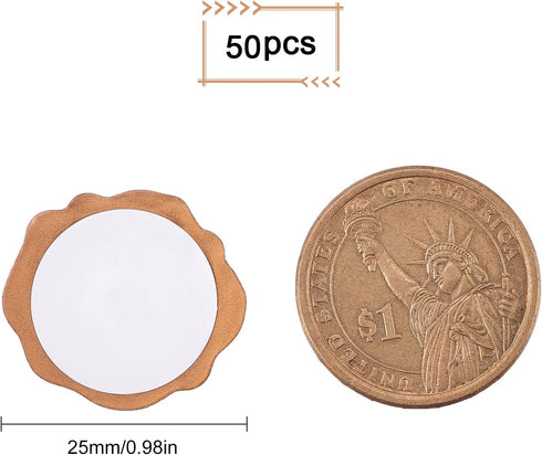 CRASPIRE 50PCS Adhesive Wax Seal Stickers Easter Themed Wax Seal Stickers Wedding Invitation Envelope Seals Vintage Pre-Made Wax Stickers for East...