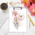 WAVEYU Marble Hardboard Office Clipboard, Decorative Clipboard with Low Profile Clip Chic Designed for Students Classroom School and Office Use, W...