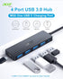 Acer USB Hub 4 Ports, Multiple USB 3.0 Hub, USB A Splitter for Laptop with USB C Power Port, USB Extender for A Port Laptop, Windows, Linux, Acer ...