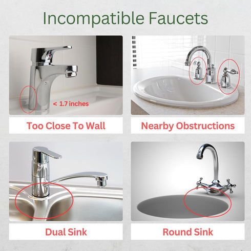 Kitchen Sink Splash Guard, Black 5° Sloped, Silicone Draining Mat for Kitchen Sink, Faucet Mat For Kitchen Sink, Silicone Sink Splash Guard From L...