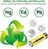 iMah HR6 AA rechargeable batteries Ni-MH 1.2V 1800mAh for Flashlight Remote Control Car Toys Clock, also Compatible with Panasonic BK-3MCCA8BA BK-...
