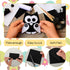 60PCS Felt Sheets Fabric, 4" X 4" Soft Felt Fabric for Crafts Halloween Christmas Fabric Fall Felt Squares for DIY and Sewing Projects (Black)...