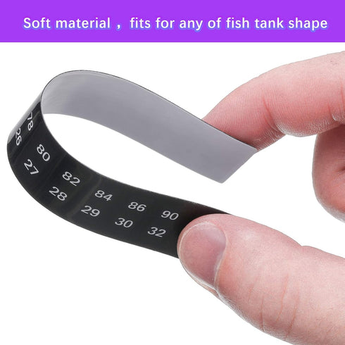 Zonon 12 Pcs Stick on Thermometer Strips Horizontal Thermometer Stickers Digital Temperature Display for Fermenting, Brewing, Wine, Beer, 64-93 Fa...