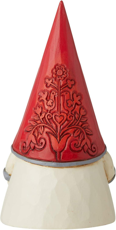 Enesco Jim Shore Heartwood Creek Nordic Noel Floral Hat Gnome Yule Tomte Figurine, 3.86 Inch, Multicolor...