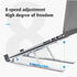 Gshine Ergonomic Aluminum Laptop Stand, Foldable Computer Riser, Laptop Riser Notebook Holder, Compatible with MacBook Air Pro, Dell XPS, Lenovo 1...